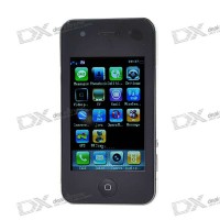 4G 3,0 "Touch Screen Dual SIM Quadband rede GSM TV Cell Phone w / GPS + WiFi + JAVA